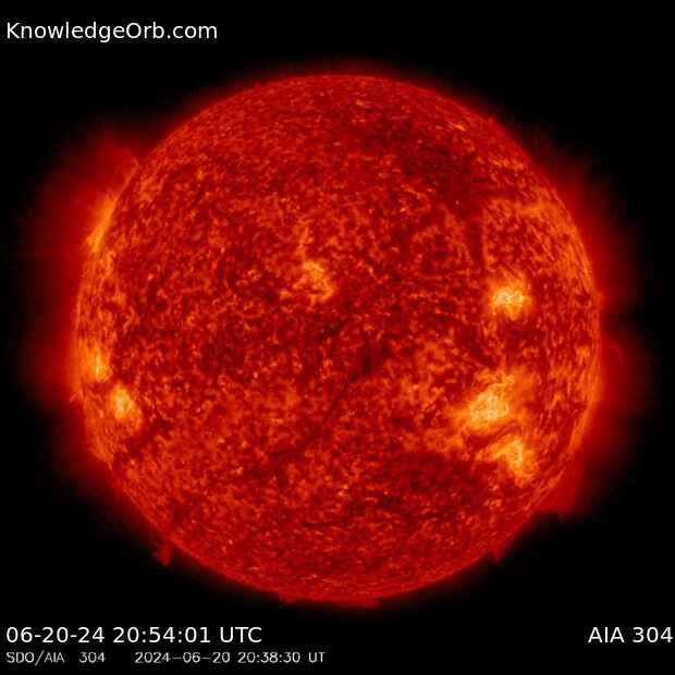 SDO AIA 304 Solar image