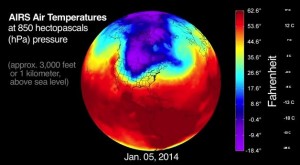 Arctic Polar Vortex January 2014