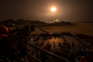 A Japanese H-IIA rocket with the NASA-Japan Aerospace Exploration Agency (JAXA) Global Precipitation Measurement (GPM) Core Observatory onboard, is seen launching from the Tanegashima Space Center in Tanegashima, Japan. Image Credit: NASA/Bill Ingalls