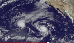 Hurricane Iselle and Julio Moving Toward Hawaii