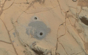 mars drill sample