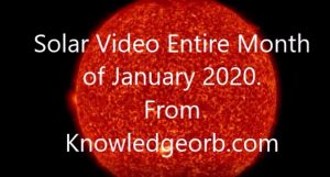 Solar video for January 2020. flares, sunspots and CMEs